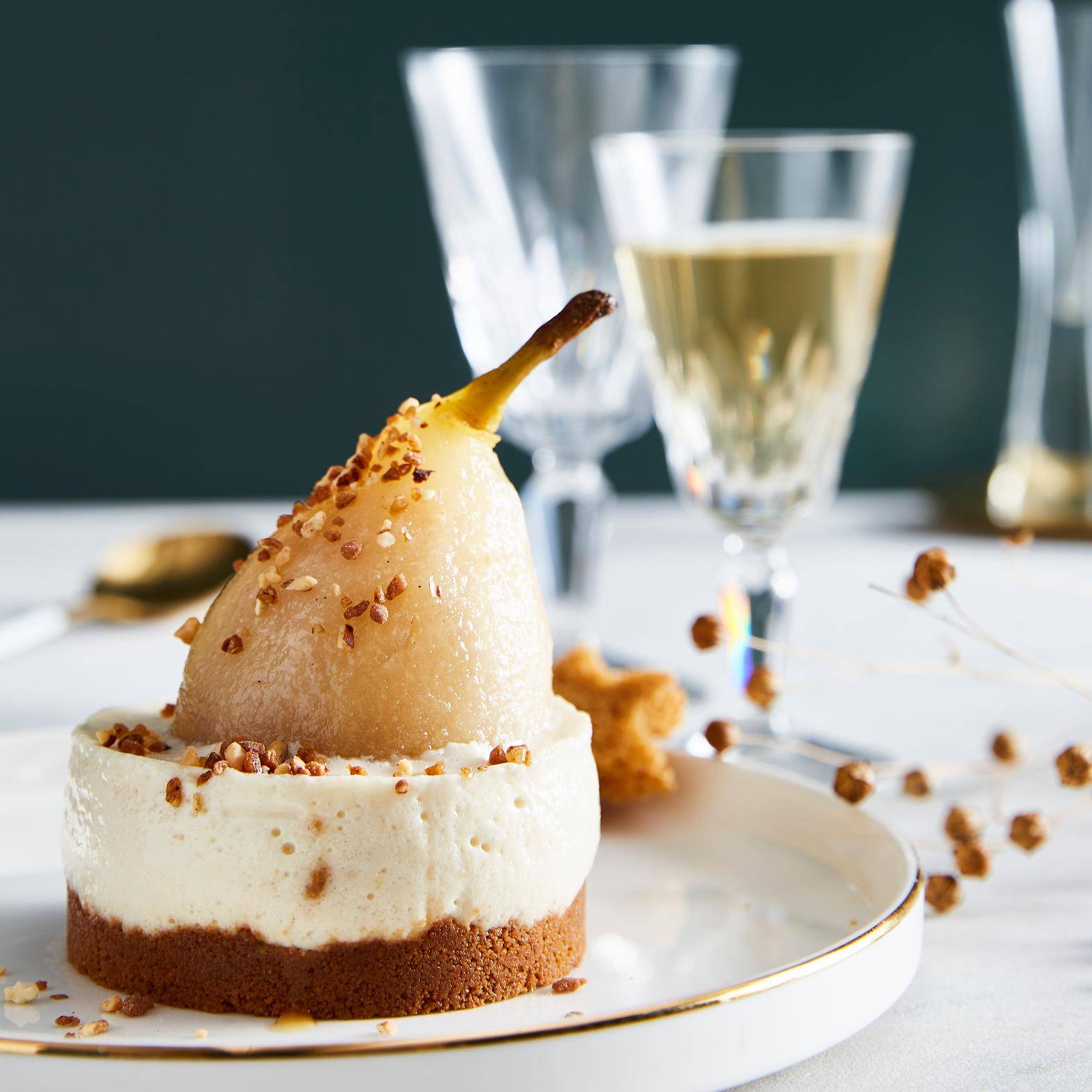 Bavarois de pera y tofu sedoso - Receta Perfectmix Cook | Moulinex