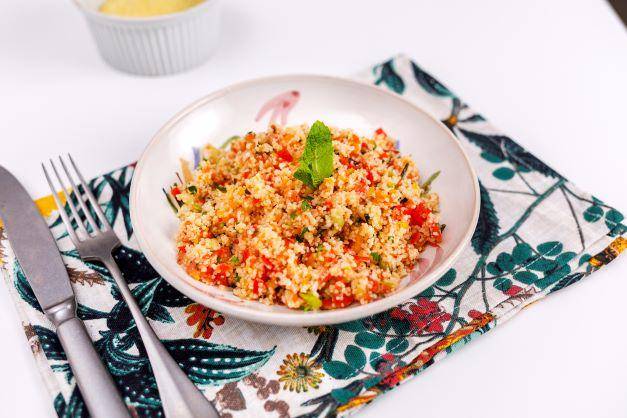 Ensalada fresca de sémola - Receta Click&Cook | Moulinex