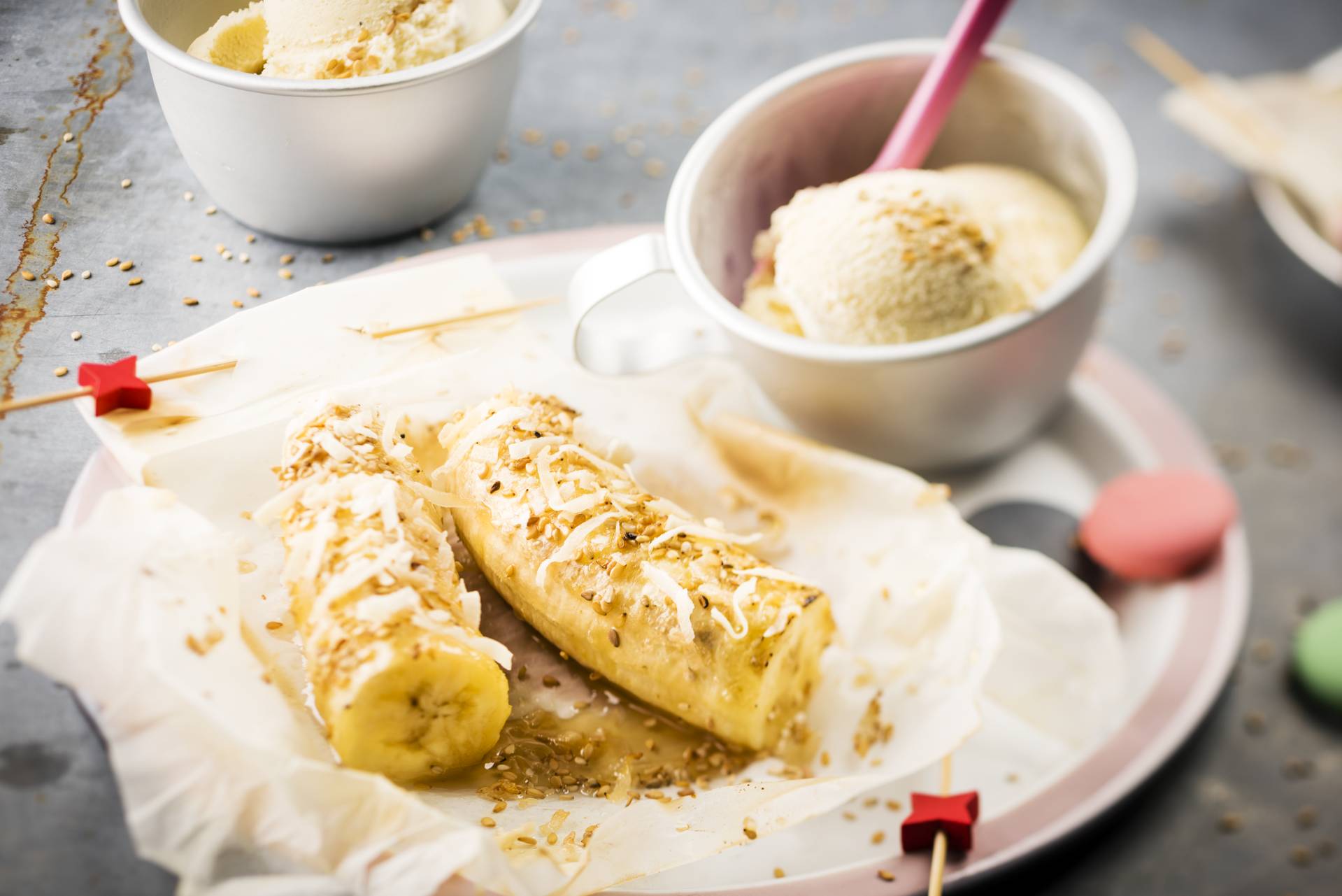 Papillotes plátano sésamo - Receta Cookeo | Moulinex