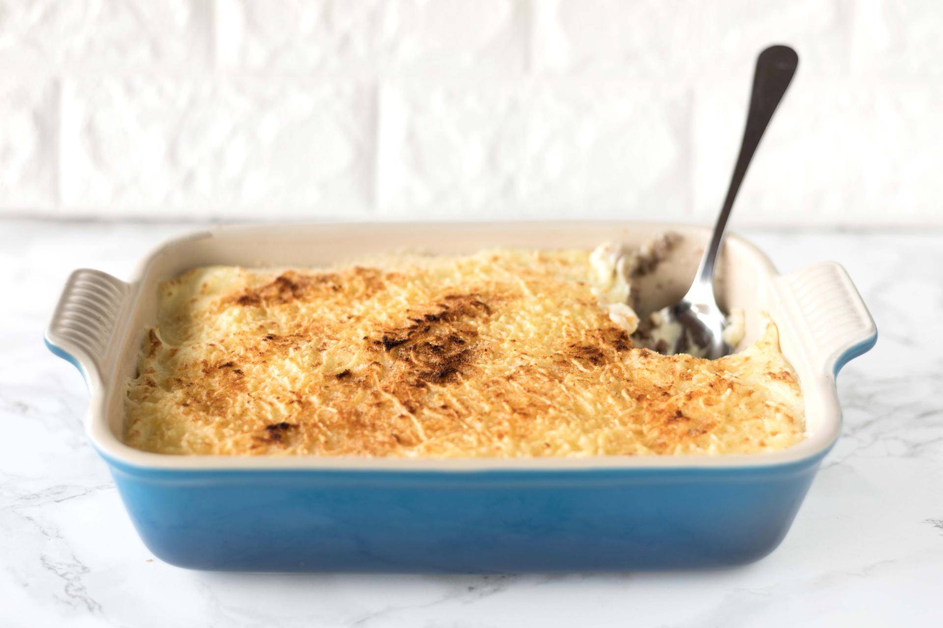 Pastel de carne y patata gratinado - Receta Companion | Moulinex