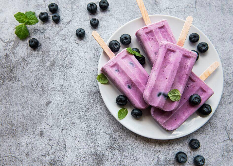 Yogur helado con arándanos - Receta Perfectmix + | Moulinex