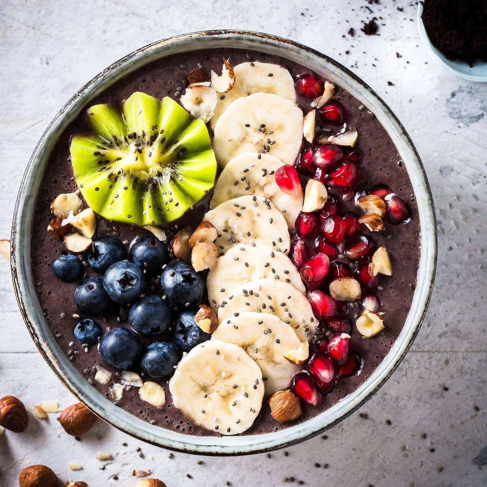 Bol de batido de açaí energizante - Receta Blend up | Moulinex