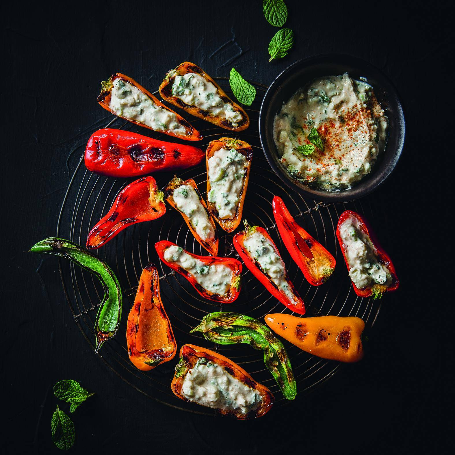 Pimientos mini rellenos - Receta undefined | Moulinex