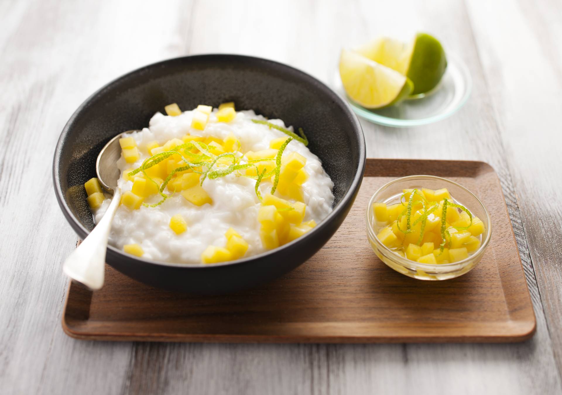 Arroz glutinoso con mango - Receta Cookeo | Moulinex