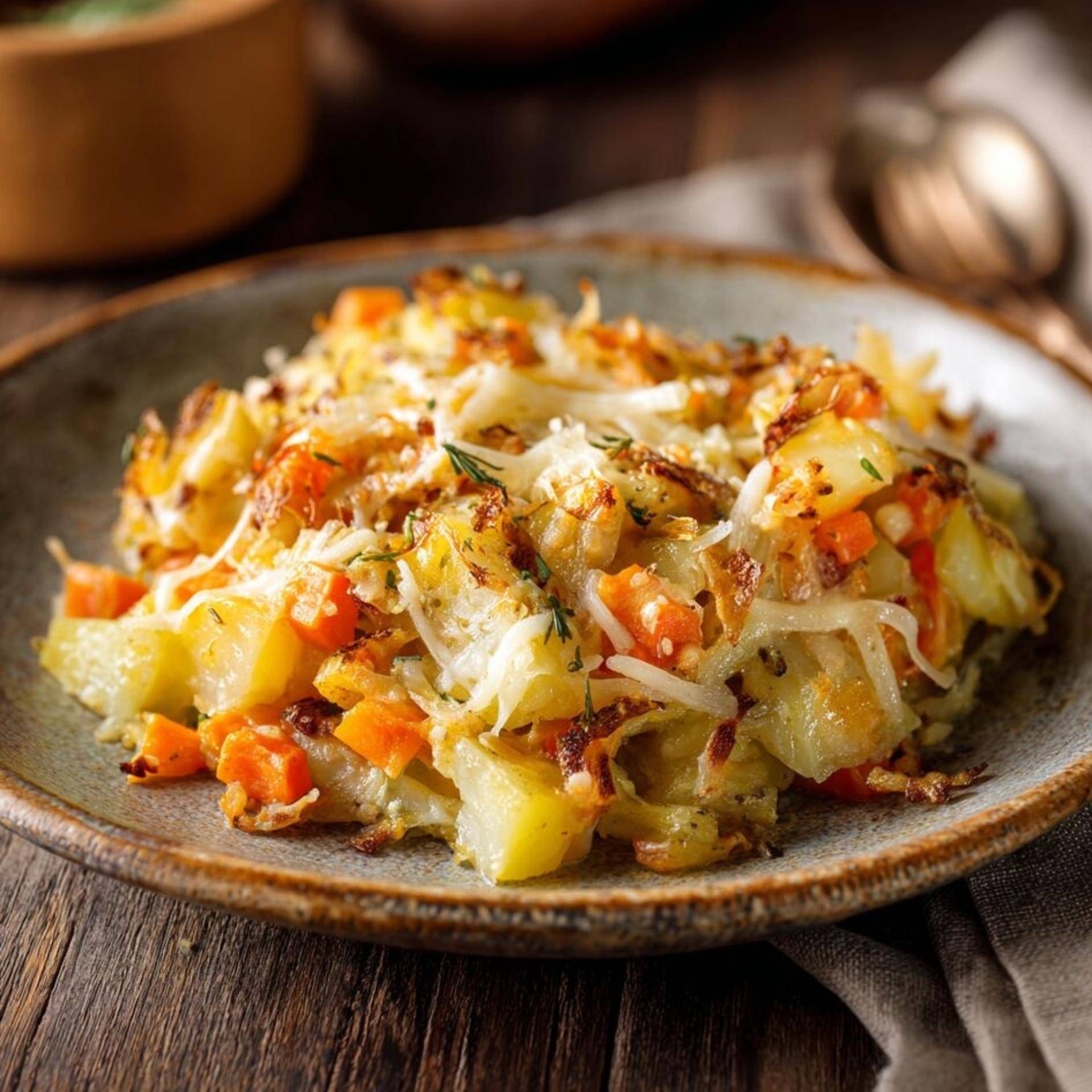 Reconfortante Gratinado de Verduras de Invierno - Receta Companion Connect | Moulinex