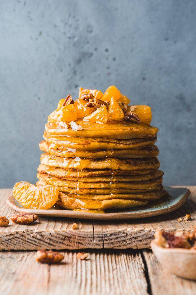 Tortitas de harina de castañas y de calabaza - Receta Perfectmix + | Moulinex