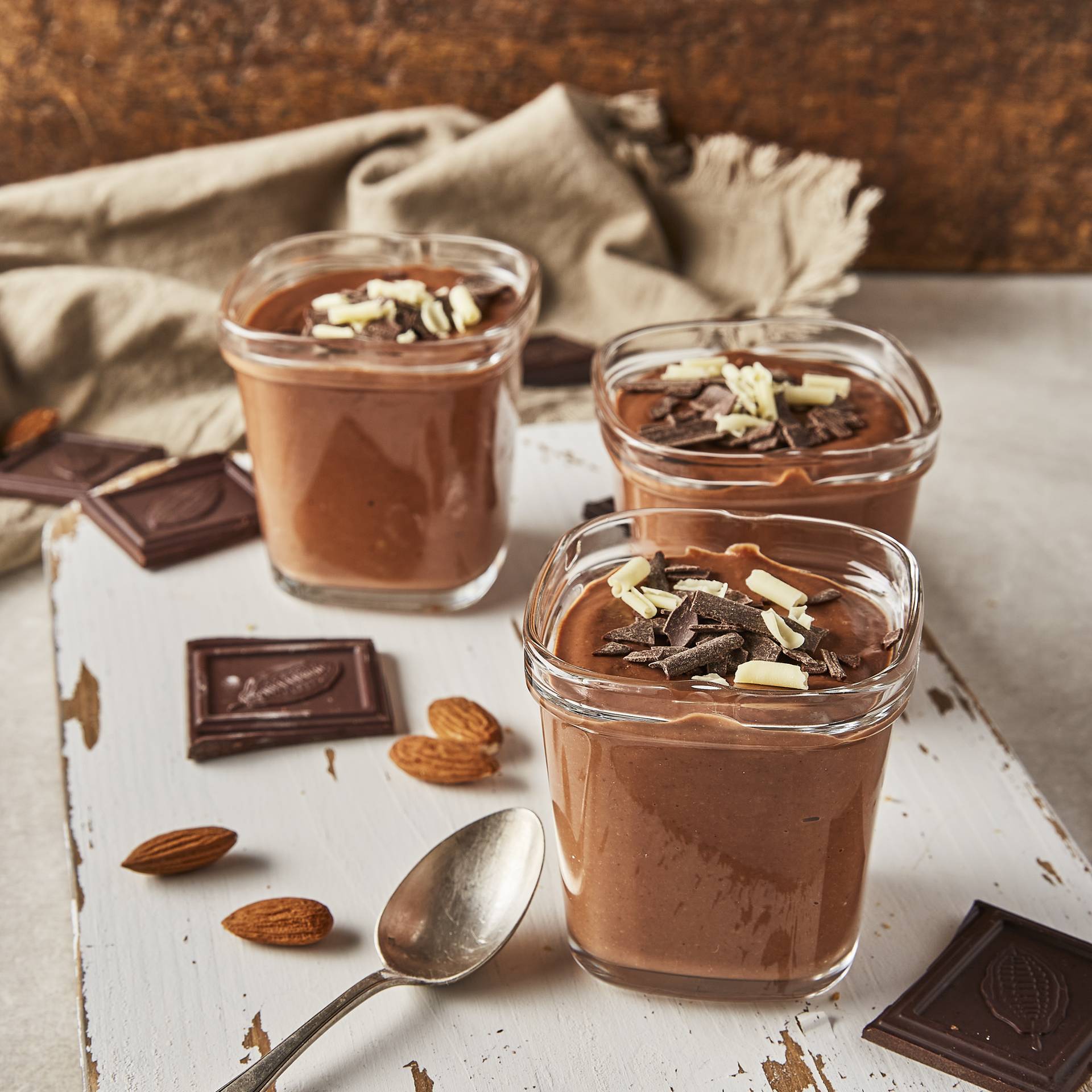 Crema de chocolate vegana con tofu sedoso - Receta Companion | Moulinex