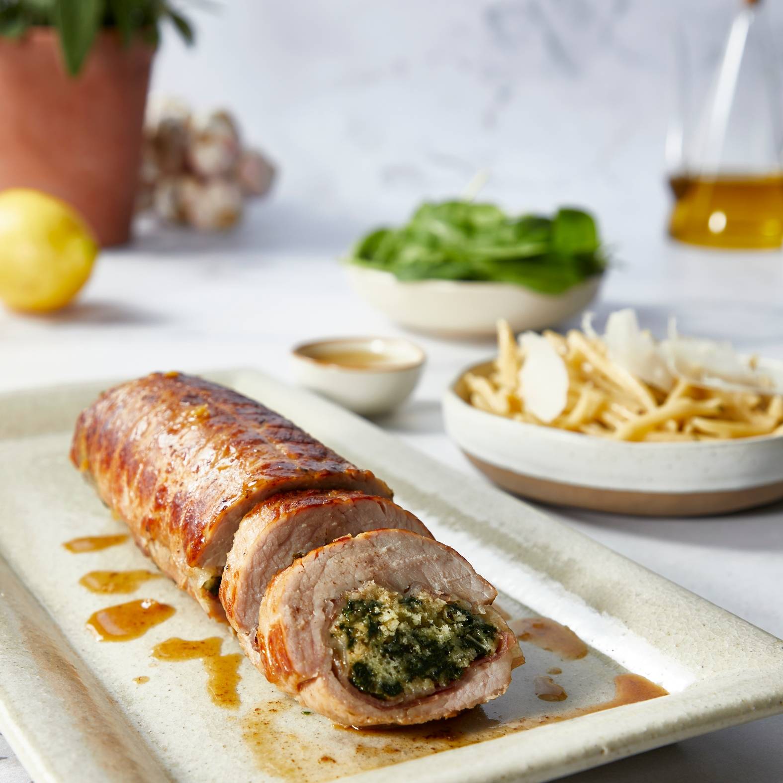 Rollo de ternera relleno de espinacas - Receta OptiGrill 4in1 XL | Moulinex