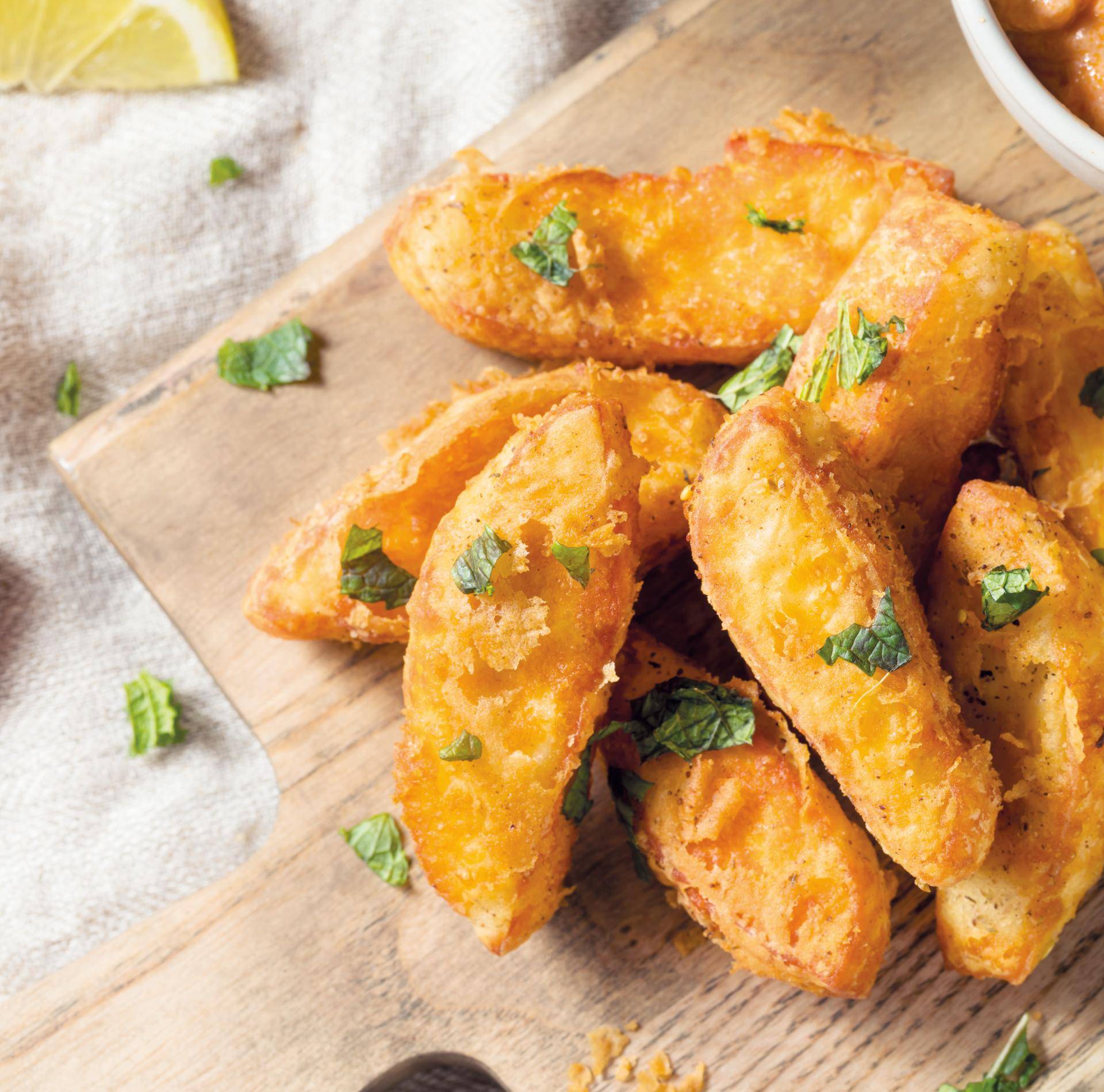 Patatas fritas de halloumi - Receta Multifunction Airfryer Oven Digital | Moulinex