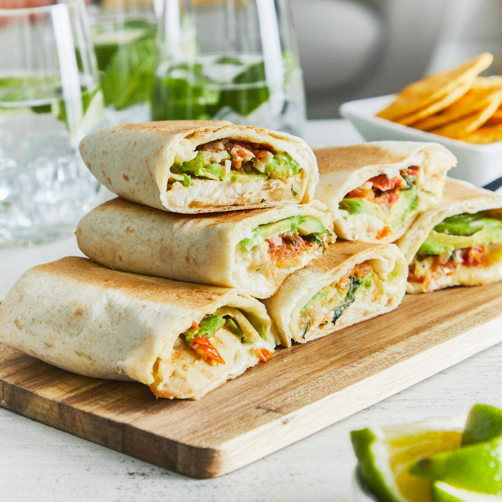 Burritos de pollo - Receta Easy Fry XL Surface | Moulinex