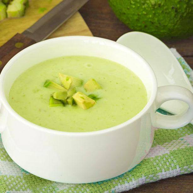 Crema fría de aguacate, maíz y lima - Receta Companion Connect XL | Moulinex