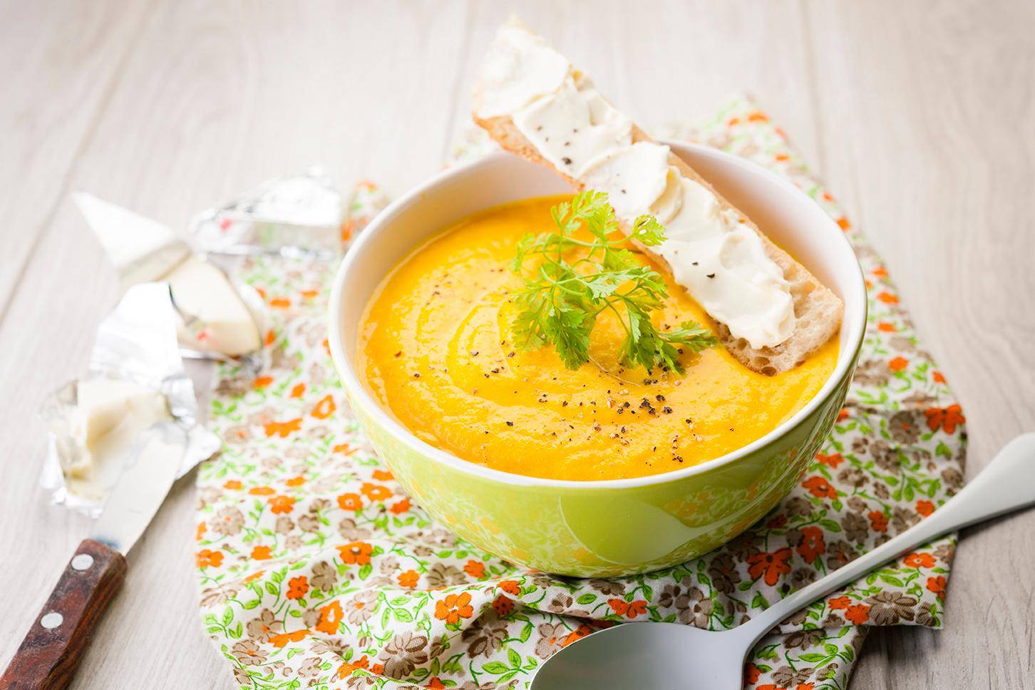 Sopa con tallos de zanahoria - Receta Cookeo | Moulinex