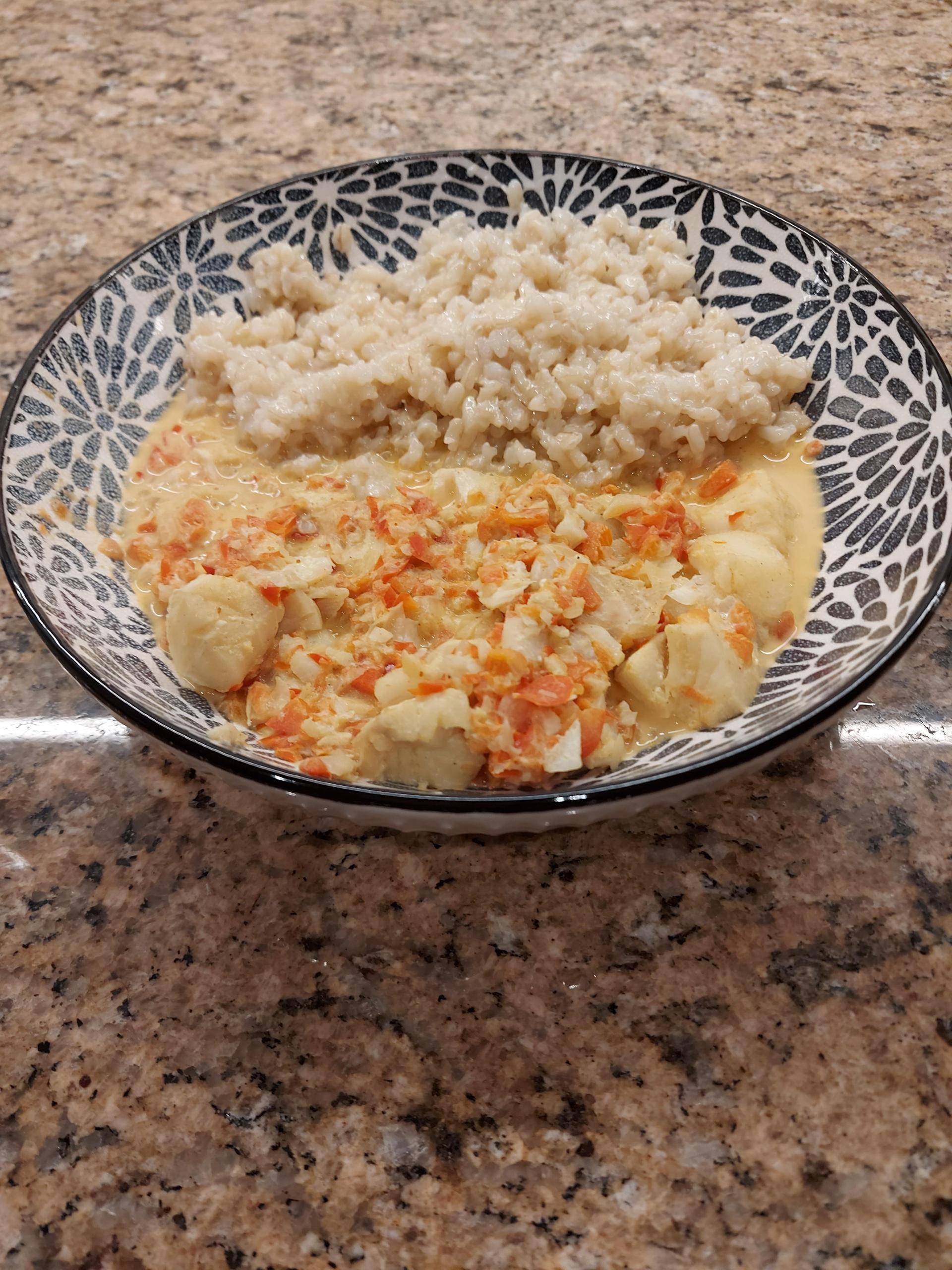 Bacalao al curry y leche de coco - Receta Companion XL | Moulinex