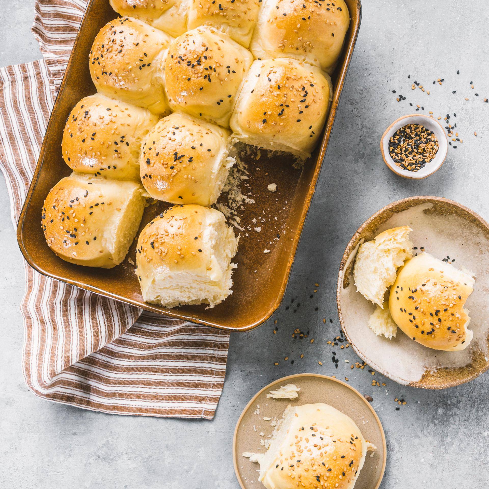 Brioche con semillas de sésamo - Receta Companion | Moulinex