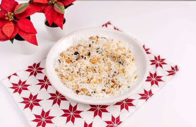 Arroz pilaf con azafrán y piñones - Receta Click&Cook | Moulinex