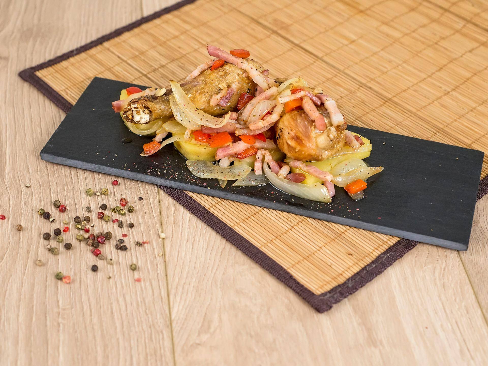 Jamoncitos de pollo y bacon - Receta Cookeo | Moulinex