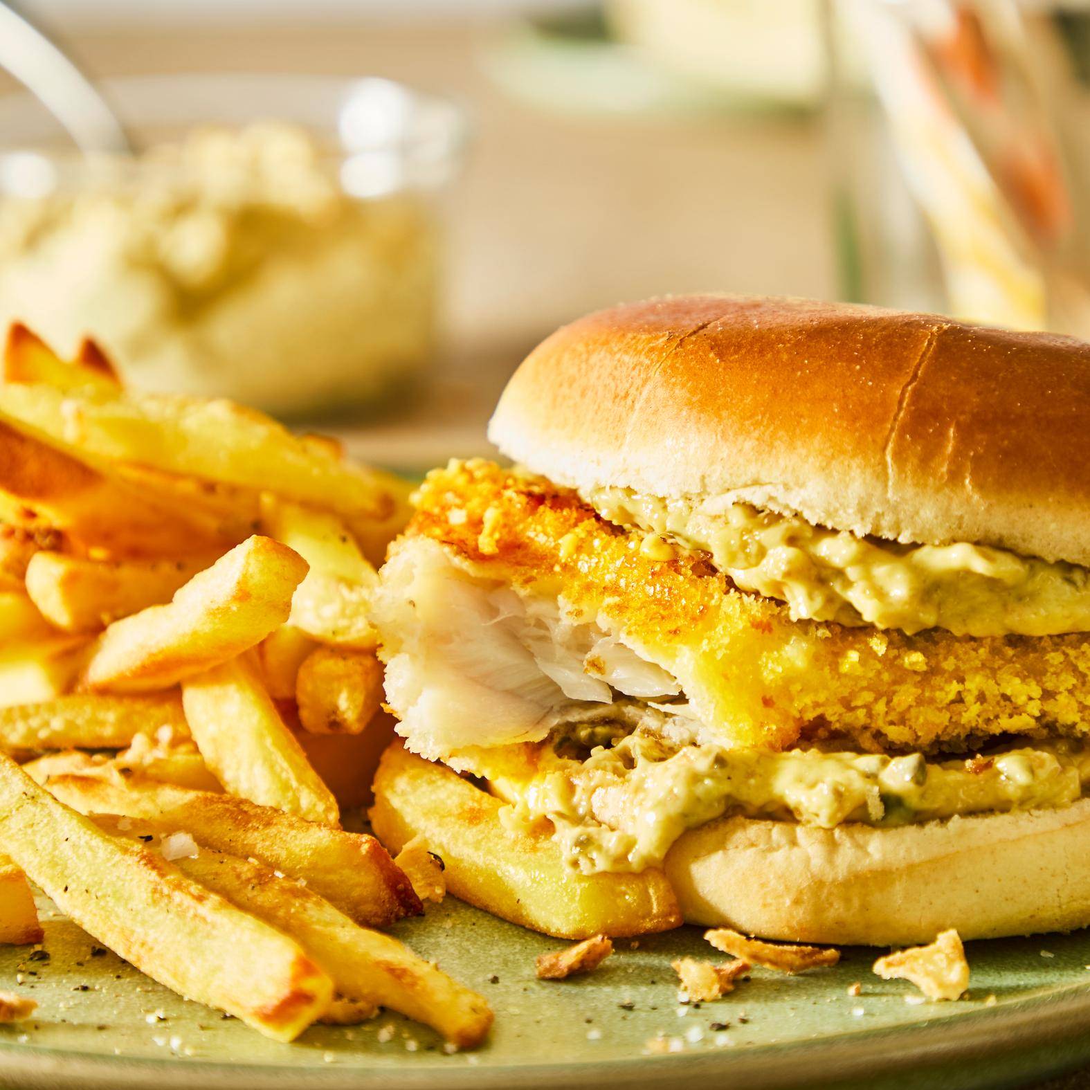 Hamburguesa estilo Filet-O-Fish - Receta OptiGrill 2in1 | Moulinex