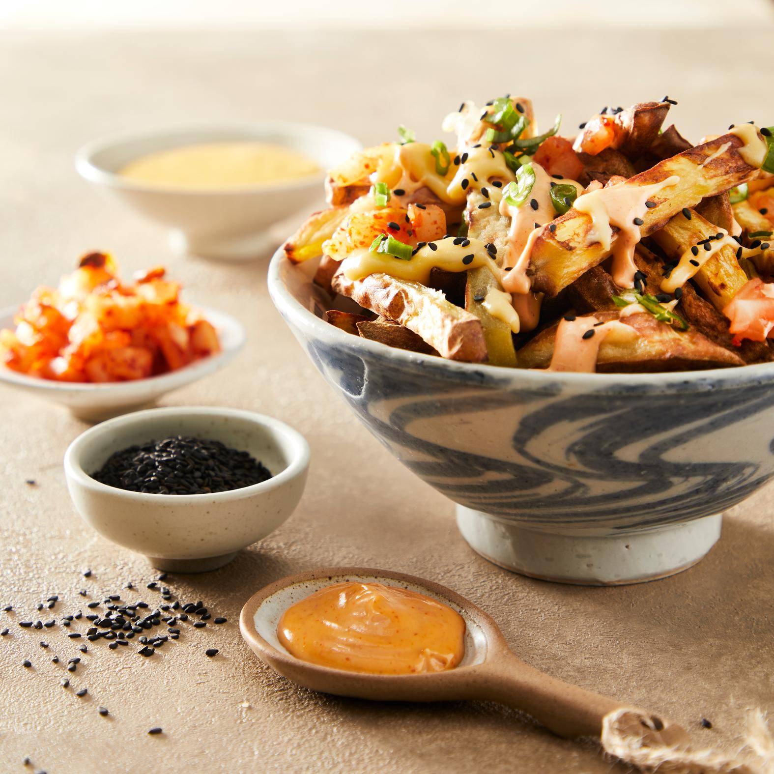 Patatas fritas kimchi coreanas - Receta EASY FRY & GRILL 2 in 1 DIGITAL | Moulinex