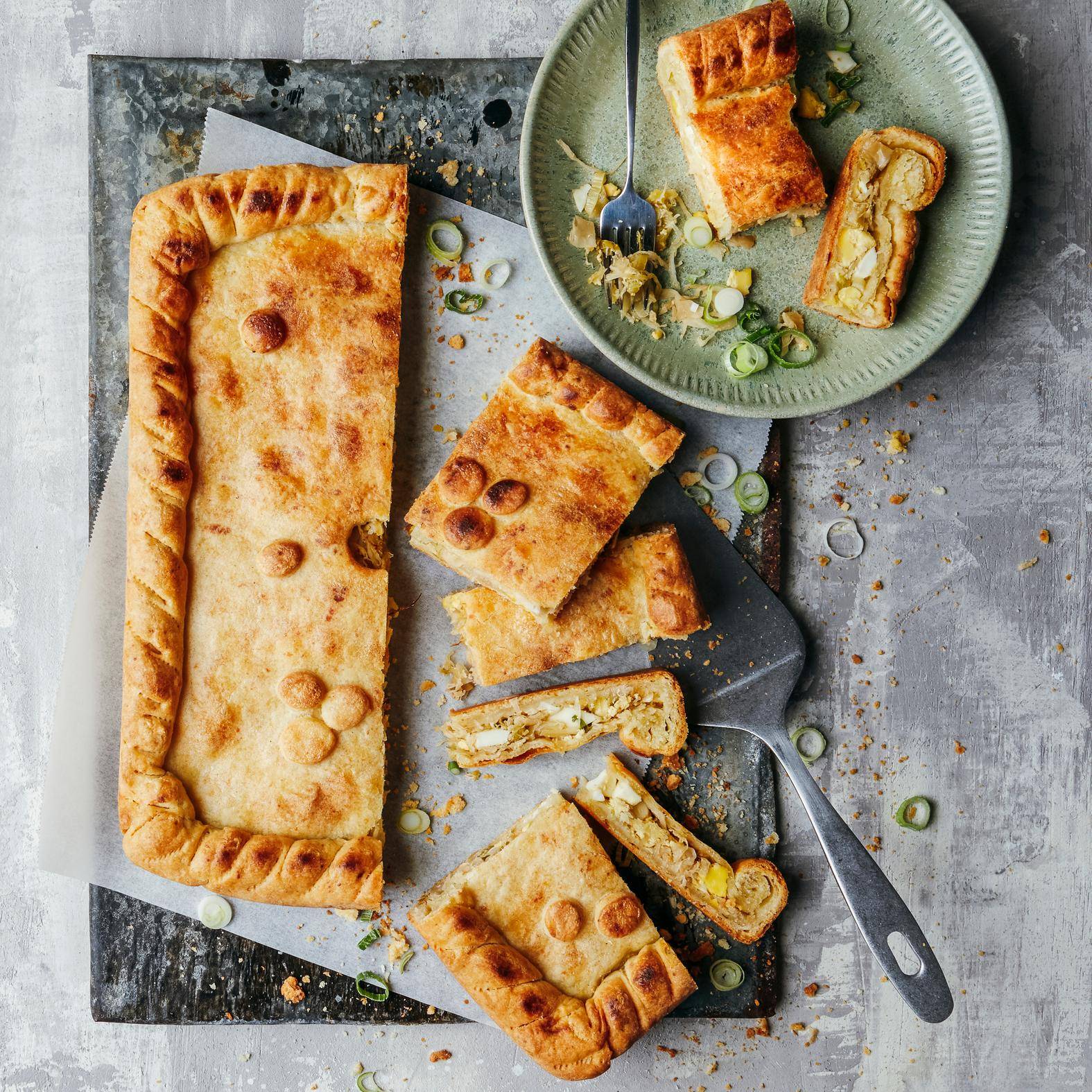 *Pirog Russian cabbage pie - Receta OptiGrill + | Moulinex