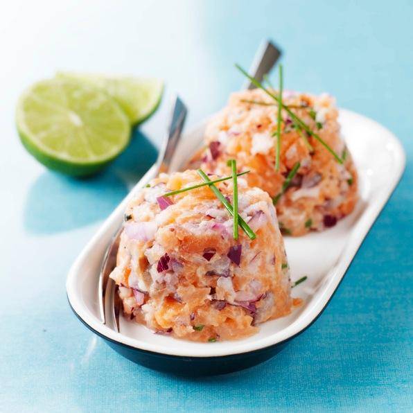 Tartar de salmón - Receta Companion | Moulinex