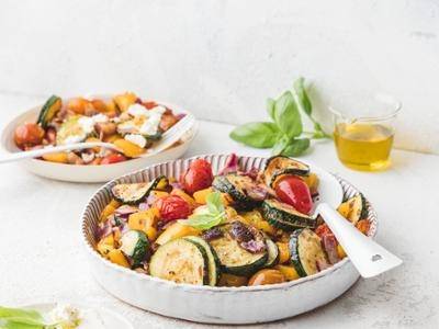 Verduras al estilo mediterráneo - Receta Easy Fry Mega | Moulinex