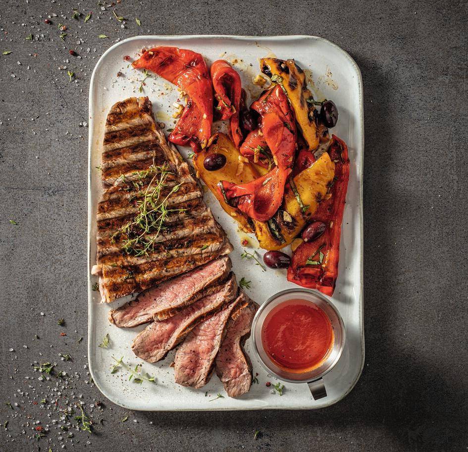 Costillas a la parrilla con salsa de chile y pimientos encurtidos - Receta OptiGrill 2in1 XL | Moulinex