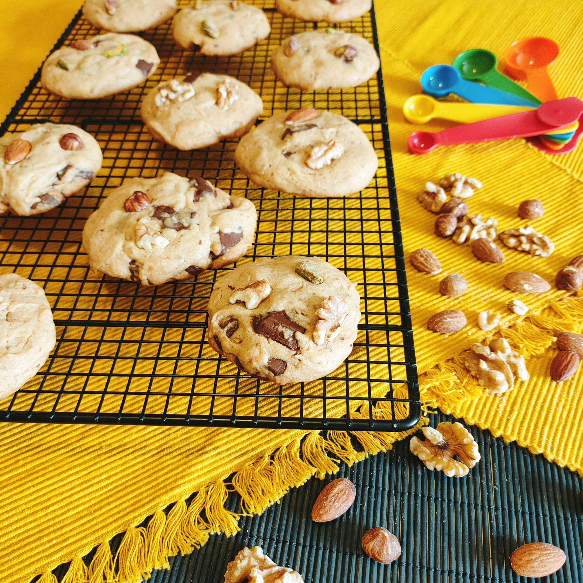 Cookies veganas con chocolate y frutos secos - Receta Companion Connect XL | Moulinex