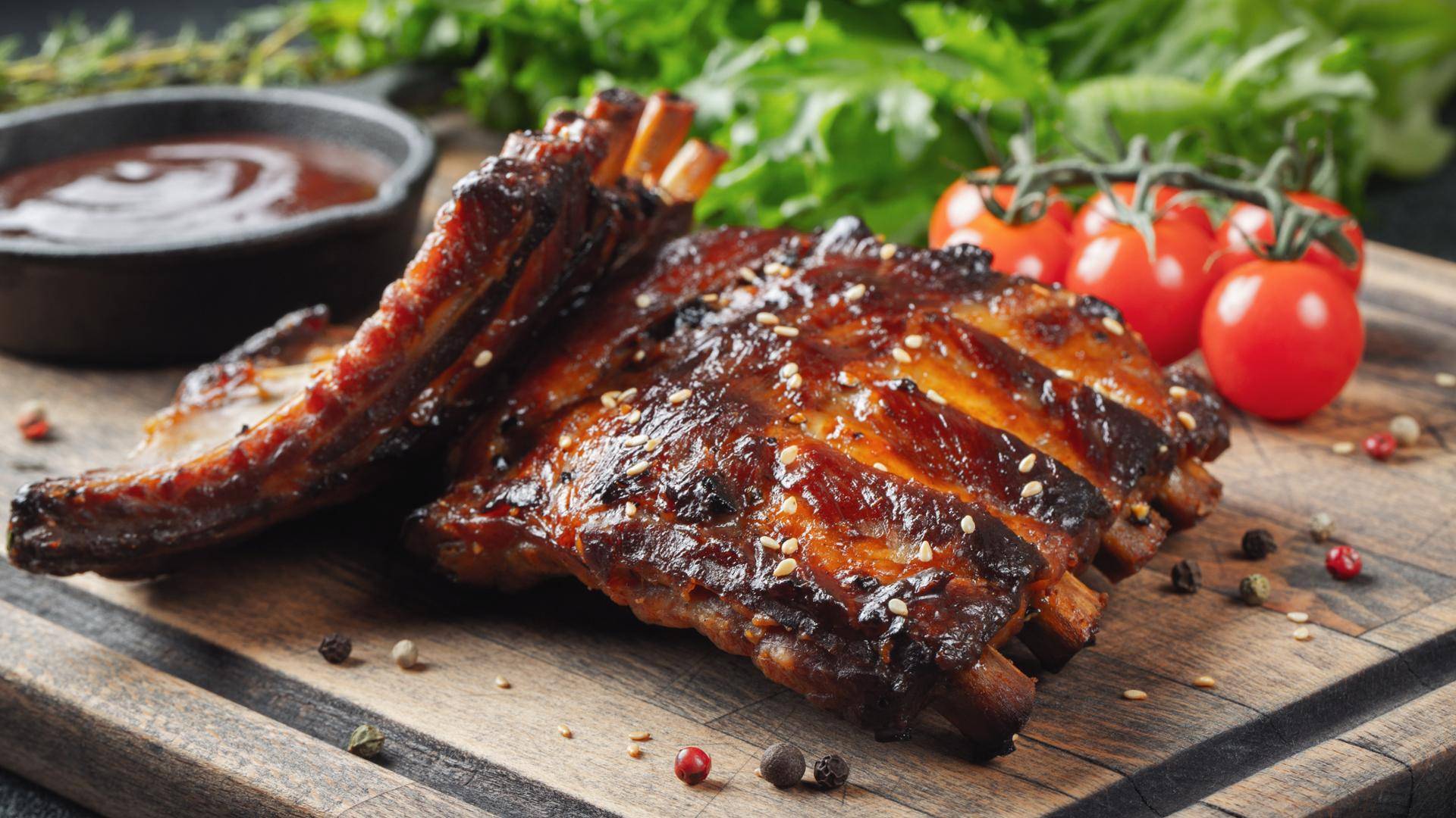 Costillas asadas - Receta EASY FRY & GRILL 2 in 1 MECHANICAL | Moulinex