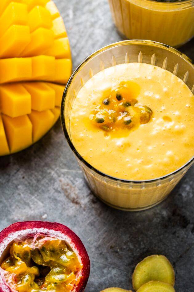 Batido de mango, semillas de chía y leche de avena - Receta Perfectmix Cook | Moulinex