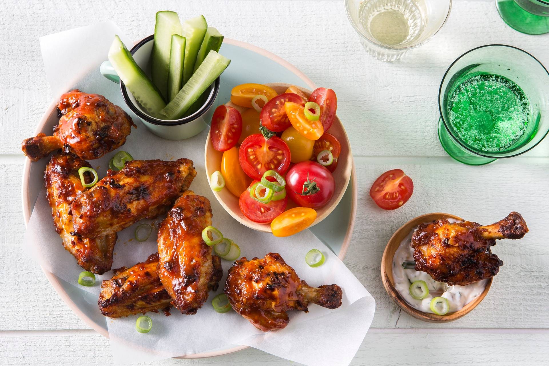 Alitas de pollo - Receta Easy Fry Mega | Moulinex