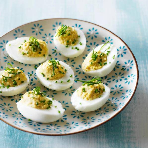 Huevos rellenos - Receta Companion | Moulinex