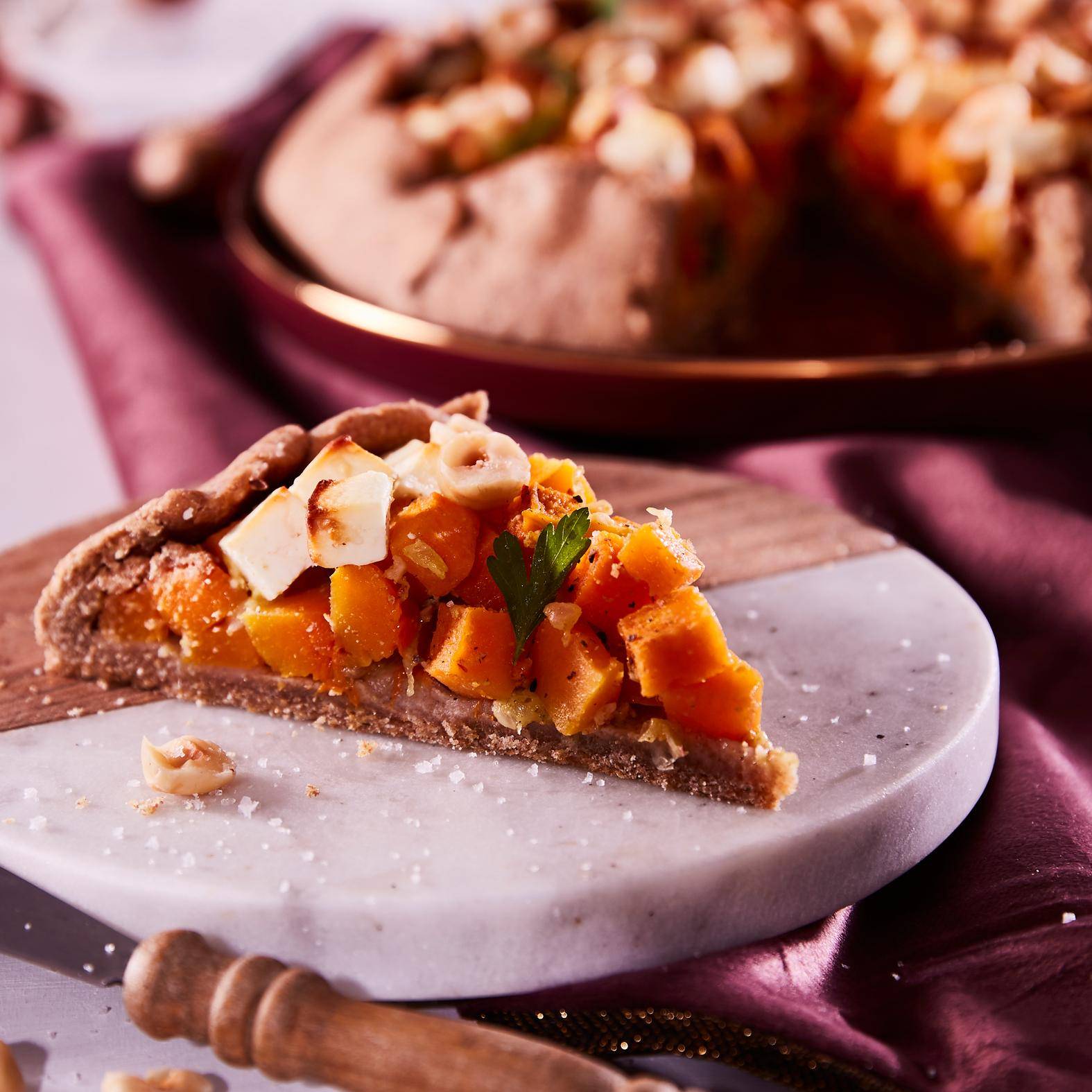 Tarta de calabaza y queso feta - Receta Click&Cook | Moulinex
