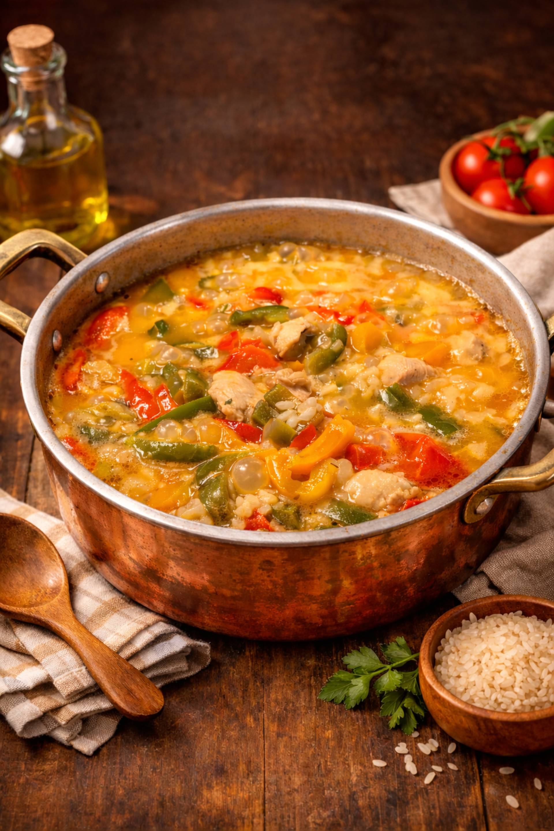 Arroz con pollo y verduras de la abuela - Receta Companion Connect XL | Moulinex