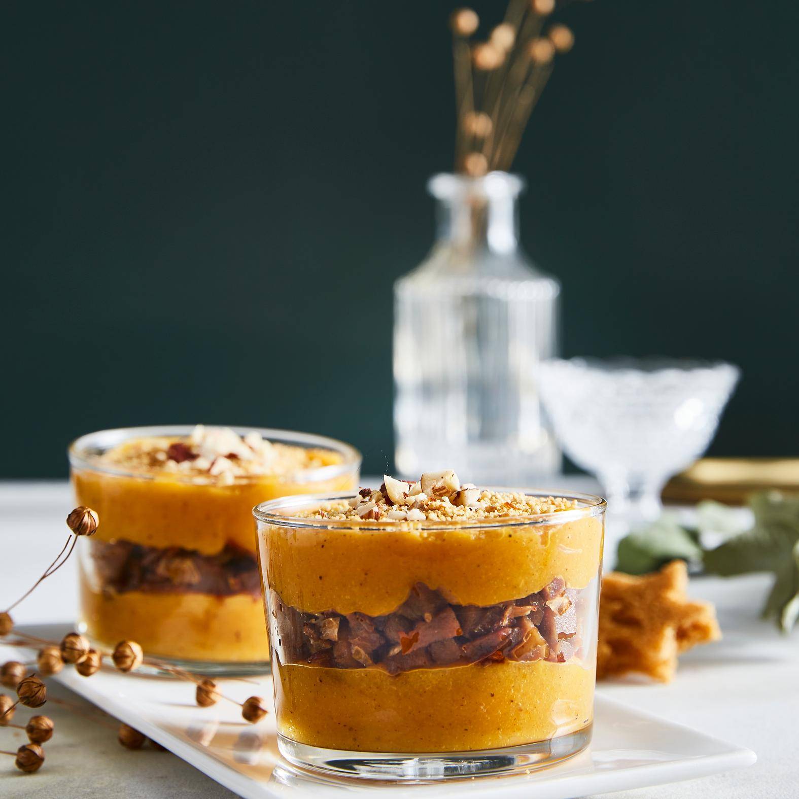 Parmentier vegetariano con calabaza y avellana tostada - Receta Perfectmix Cook | Moulinex