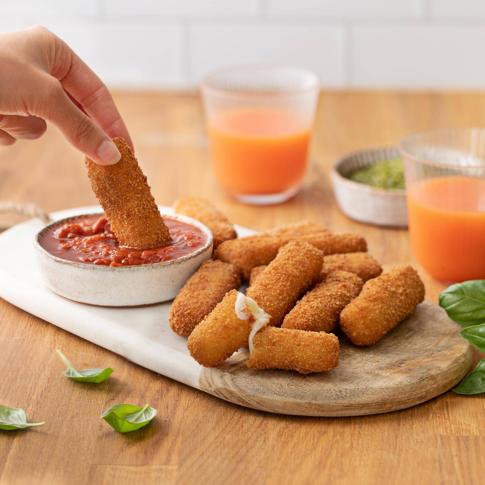 Palitos de mozzarella - Receta Multifunction Airfryer Oven Digital | Moulinex