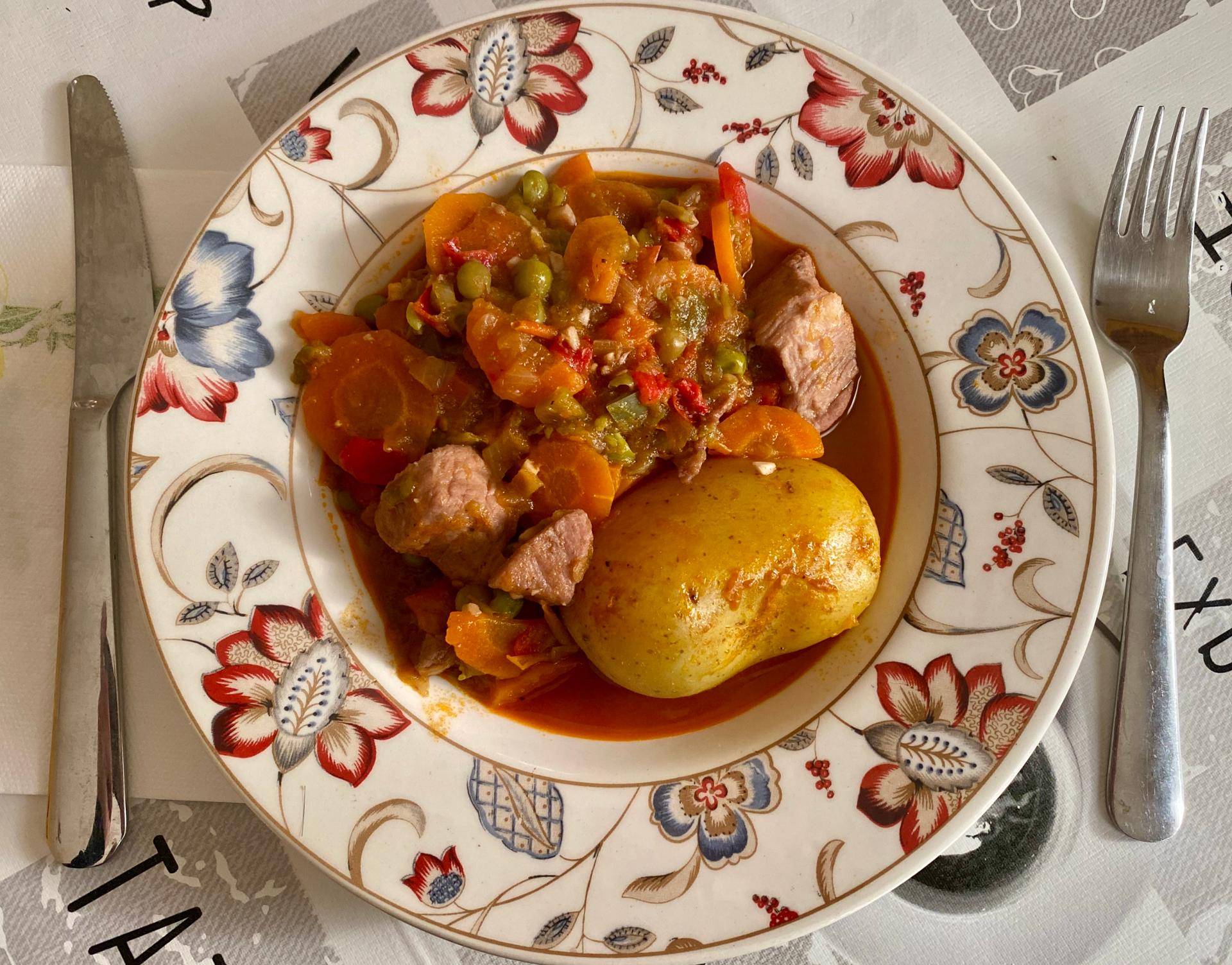 Lomo de cerdo guisado - Receta Companion Connect XL | Moulinex