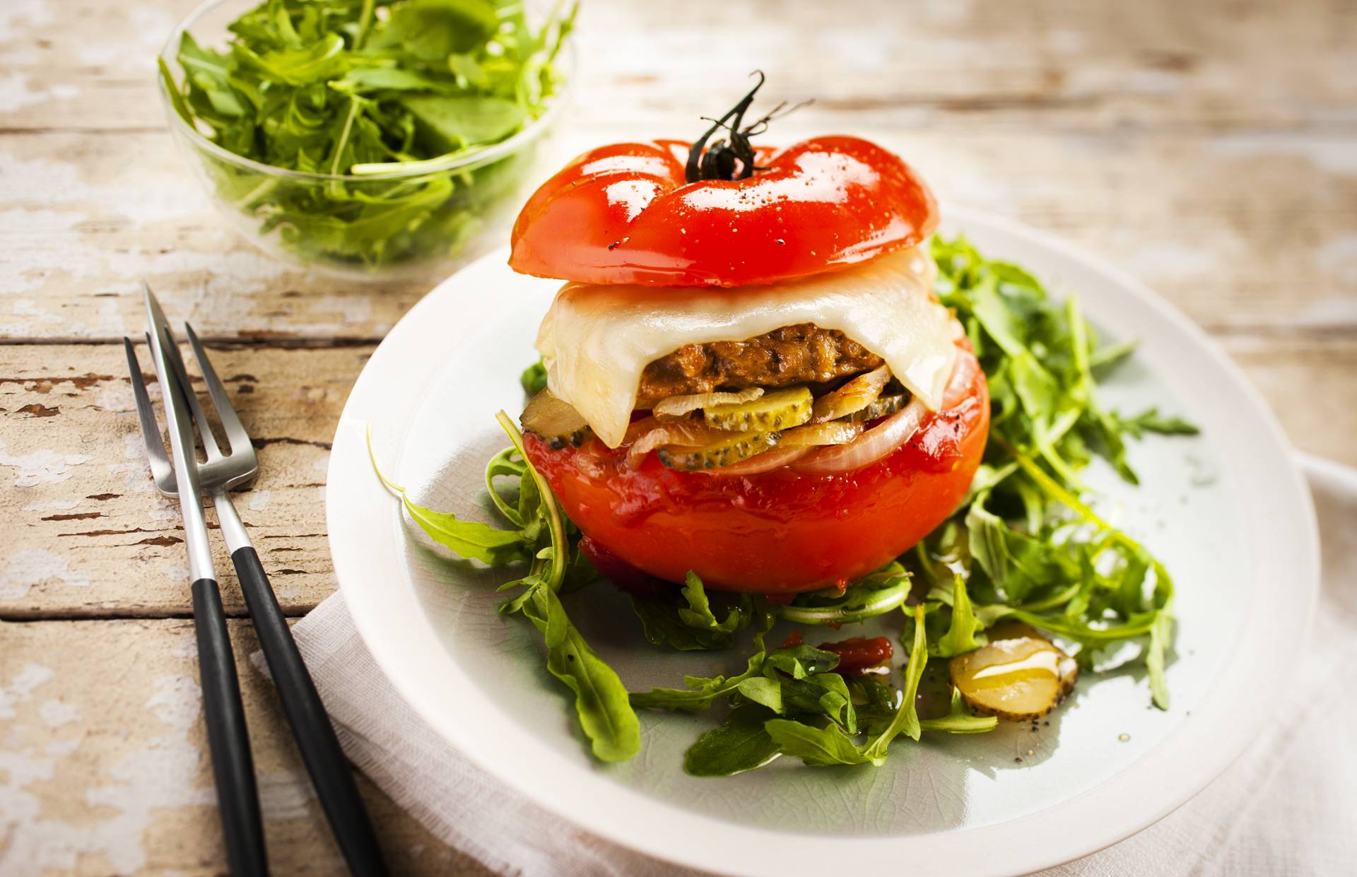 Hamburguesa vegetariana - Receta Cookeo | Moulinex