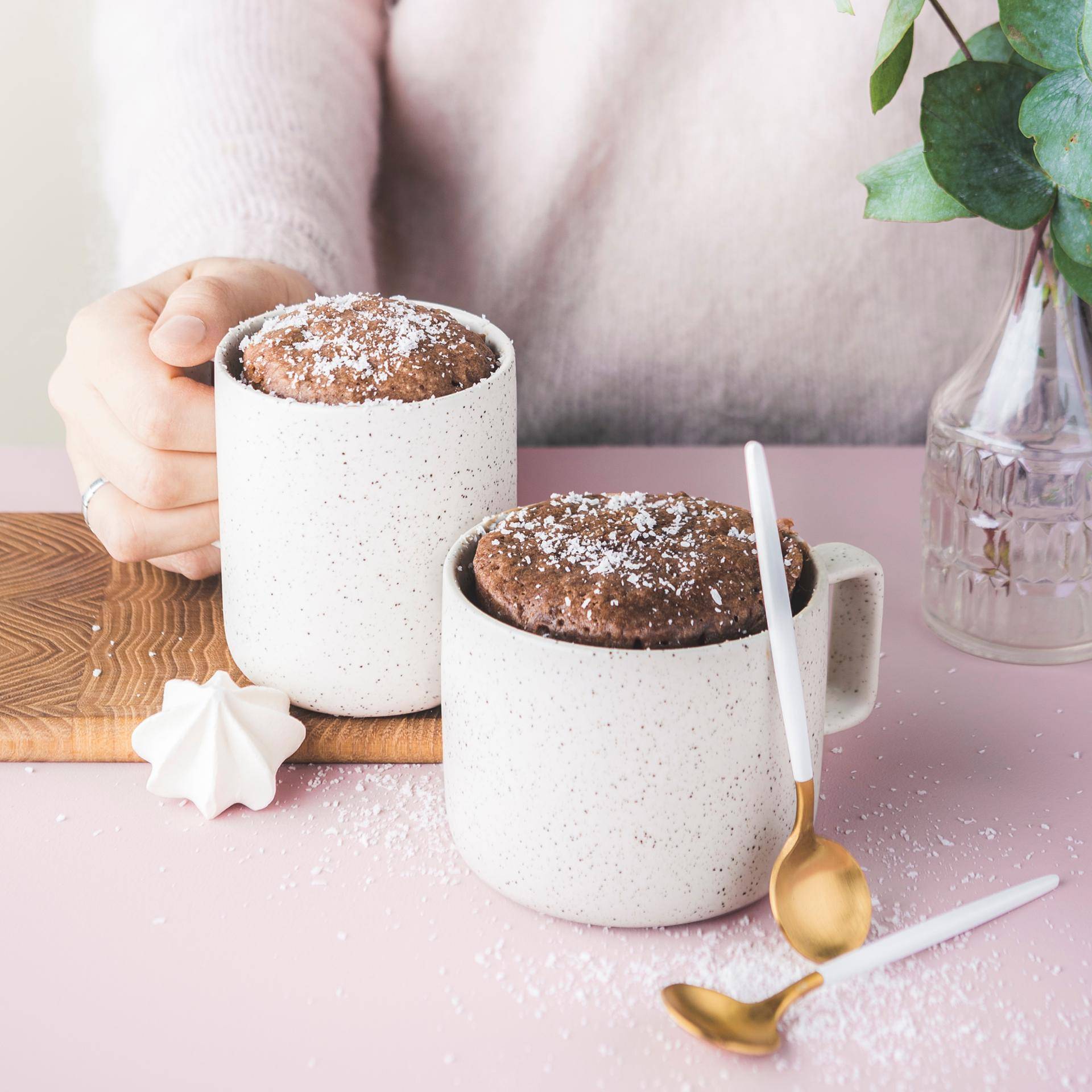Mug cake de chocolate y coco - Receta Companion | Moulinex