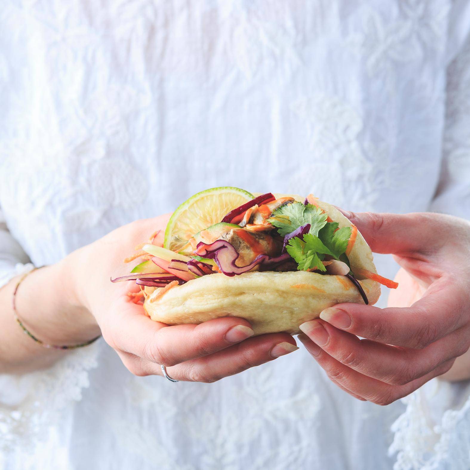 Pan bao con verduras - Receta Companion | Moulinex