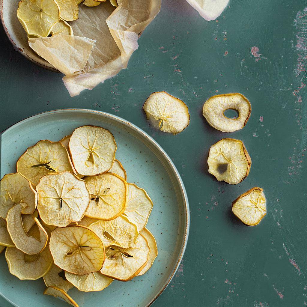 Manzanas deshidratadas - Receta Easy Fry XL Surface | Moulinex