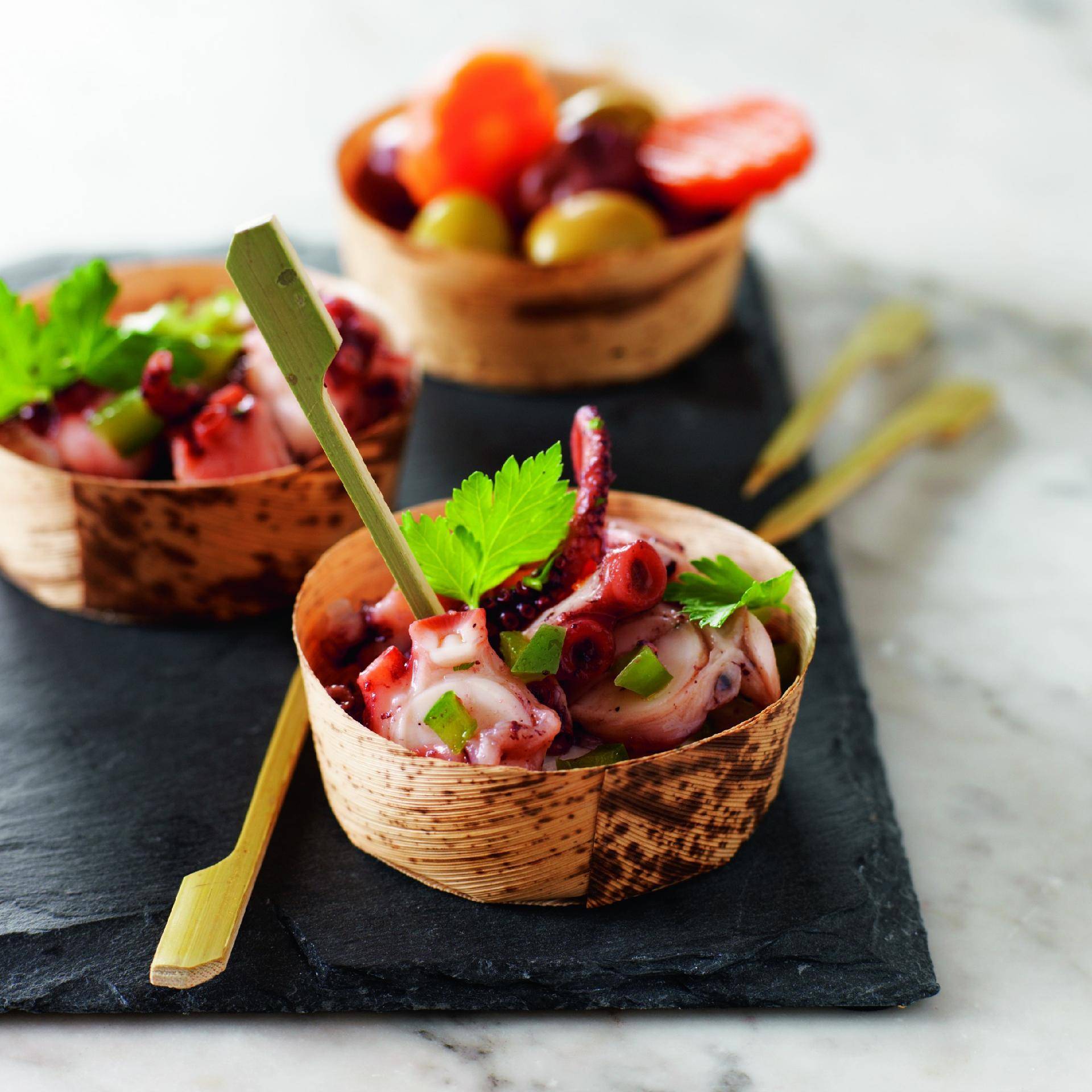 Ensalada de pulpo - Receta Companion | Moulinex