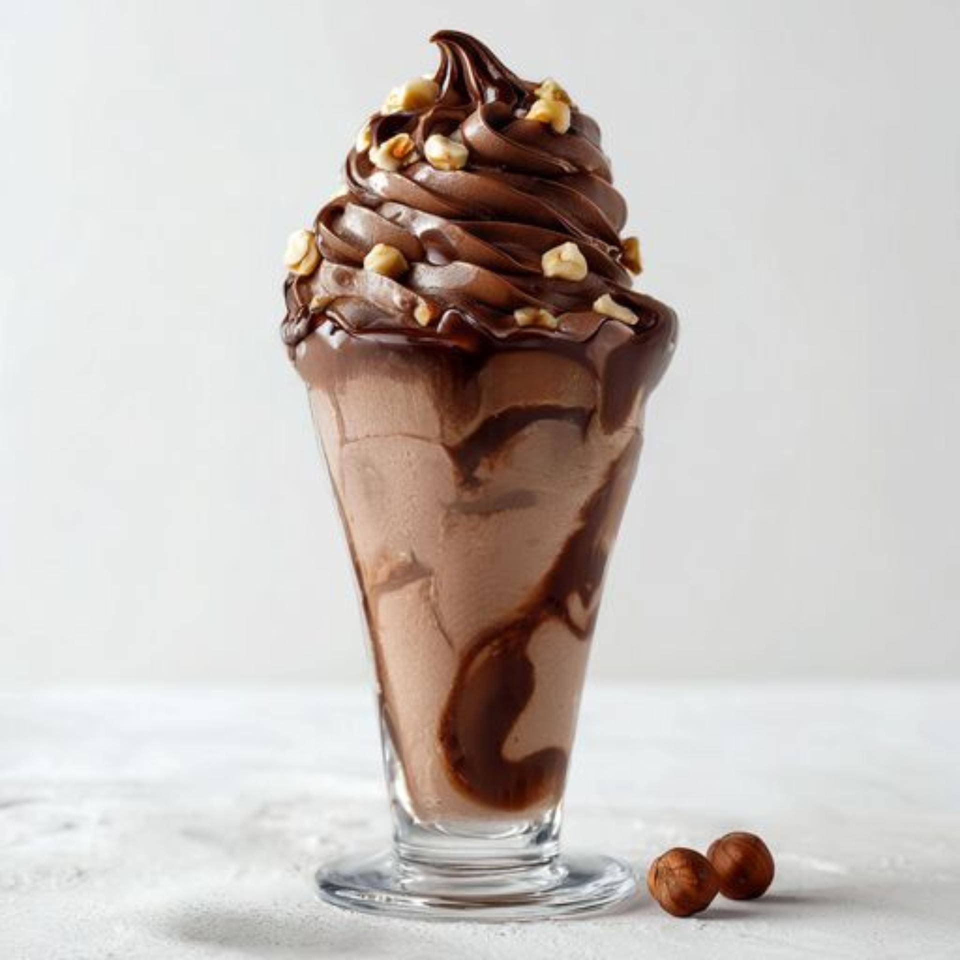 Sundae de chocolate con avellanas - Receta Dolci | Moulinex