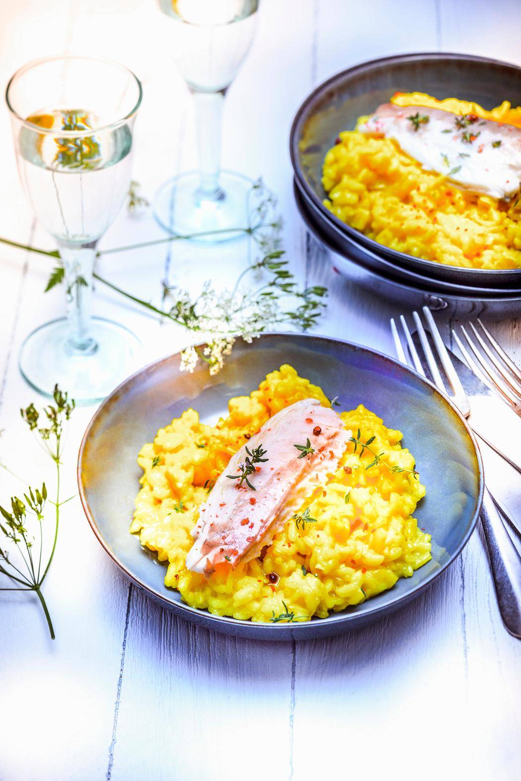 Risotto de dorada al azafrán - Receta Companion | Moulinex