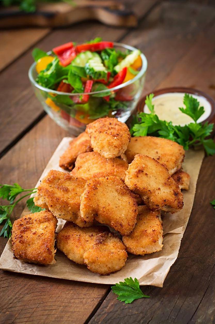 Nuggets de pollo - Receta Easy Fry Mega | Moulinex