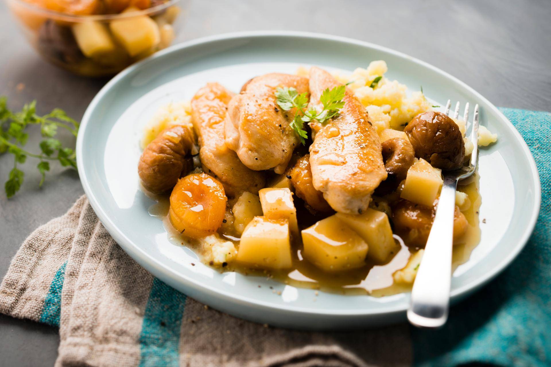 Pollo con albaricoques - Receta Cookeo | Moulinex