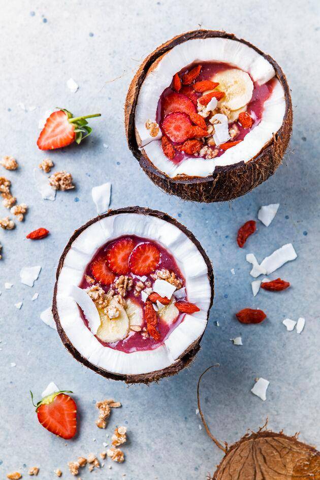 Açaí bowl con coco y bayas de goji - Receta Perfectmix + | Moulinex