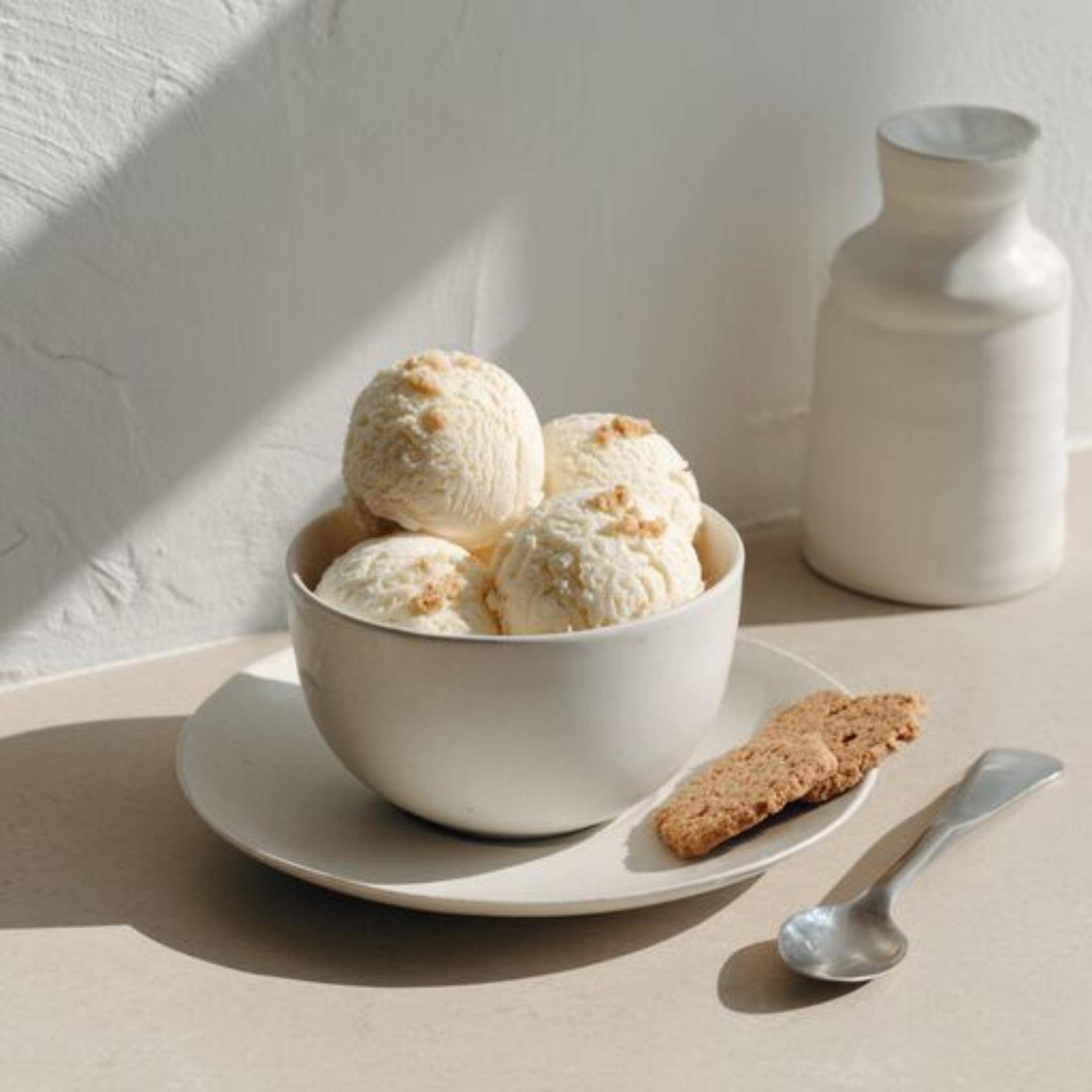 Helado de vainilla con galletas spéculoos - Receta Dolci | Moulinex