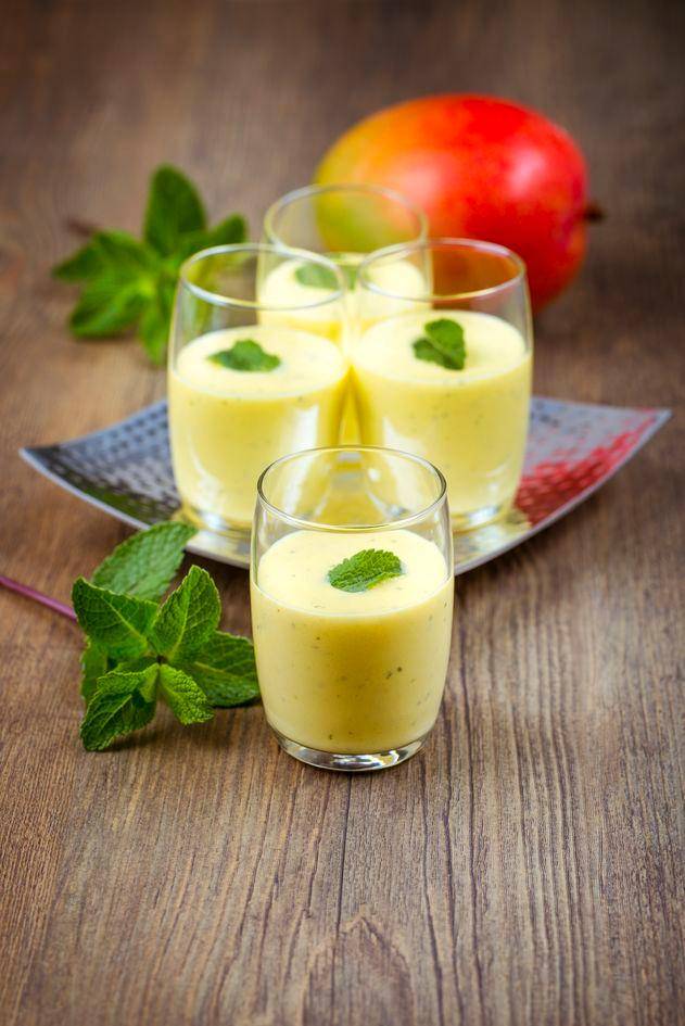 Lassi indio de mango, plátano y menta - Receta Blend up | Moulinex