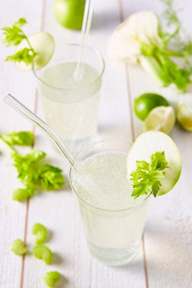 Limonada de lima con hinojo y manzana - Receta Perfectmix + | Moulinex