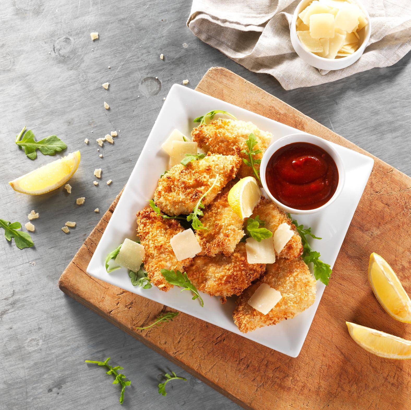 Nuggets de pollo y pecorino - Receta EASY FRY & GRILL 2 in 1 DIGITAL | Moulinex
